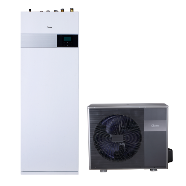 Midea MHA-V4W/D2N8-B2H2-IWT190 M-Thermal osztott hőszivattyú (R32, 4 kW, 1 fázis, 190l, fekete)